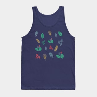 Leaf pattern Tank Top